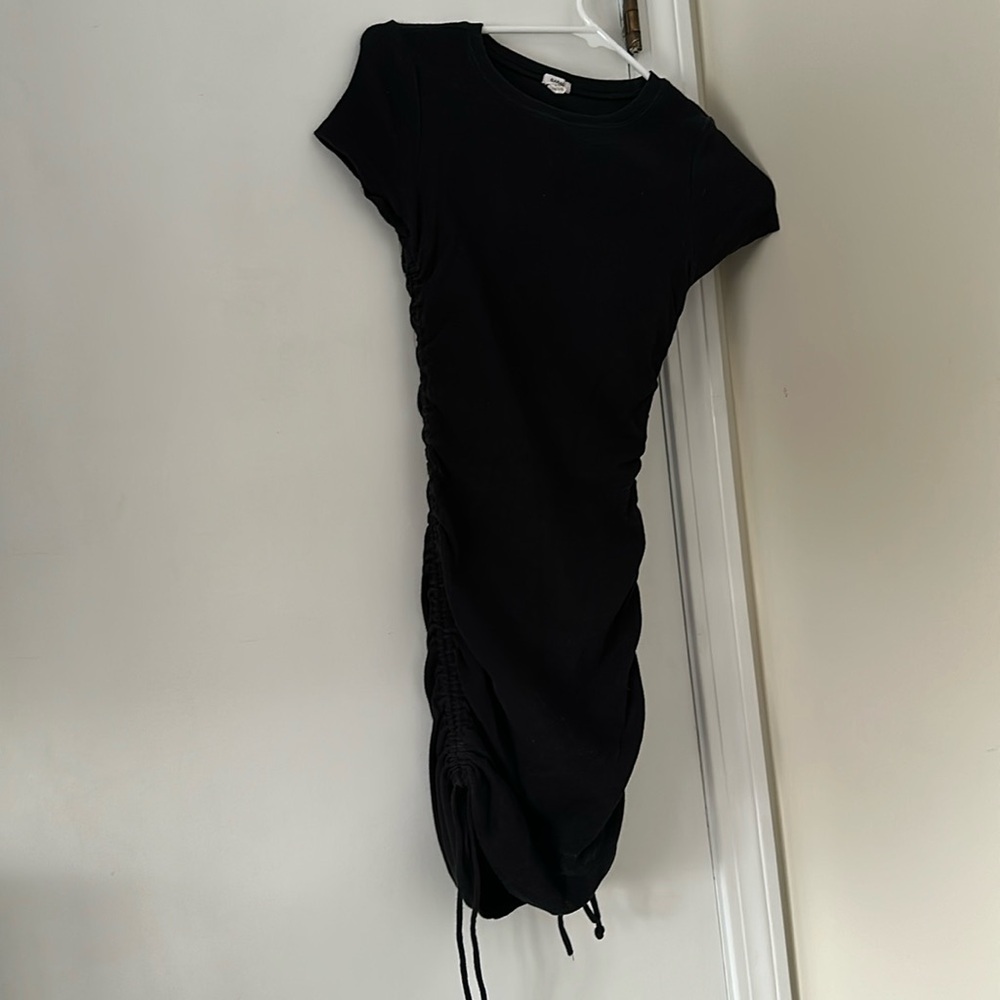 Black garage dress